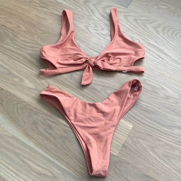 Cheaky Blush Bikini - Picture 1 of 2